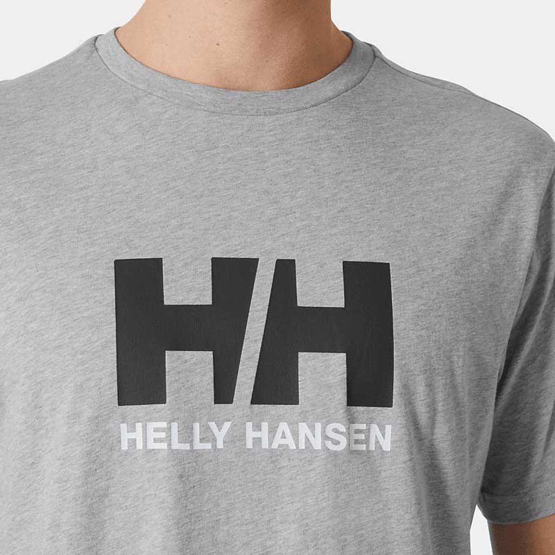 Купить Helly hansen 30396_949-S Футболка с коротким рукавом Logo 2.0 Grey Melange S 7ft.ru в интернет магазине Семь Футов