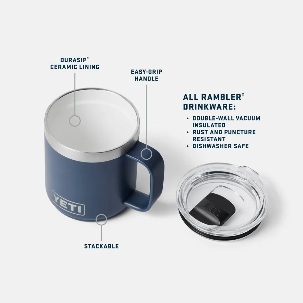 Купить Yeti 70000006156 термокружка Rambler 295ml Navy 28x20x15 7ft.ru в интернет магазине Семь Футов