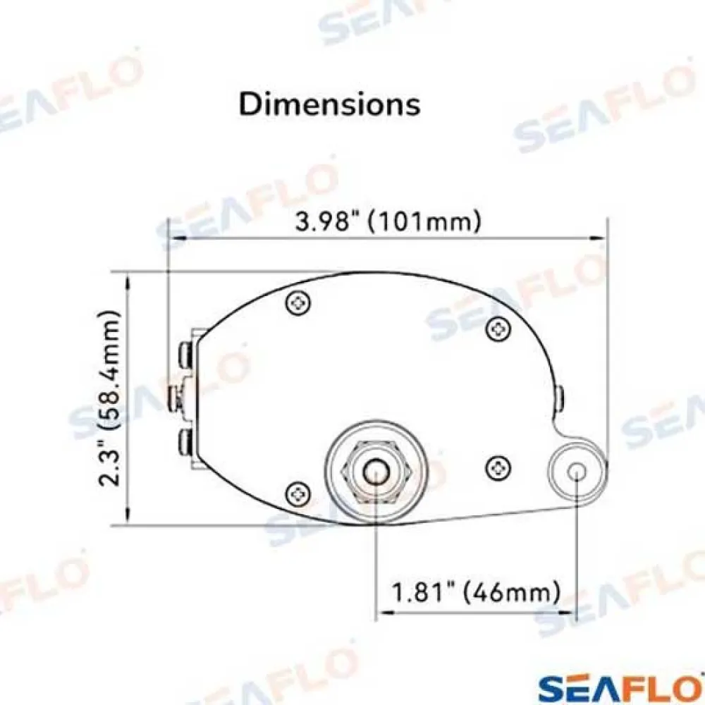 Купить Seaflo sfwm2056401 мотор стеклоочистителя 5NM 64 mm 24V Grey 25x20x15 7ft.ru в интернет магазине Семь Футов