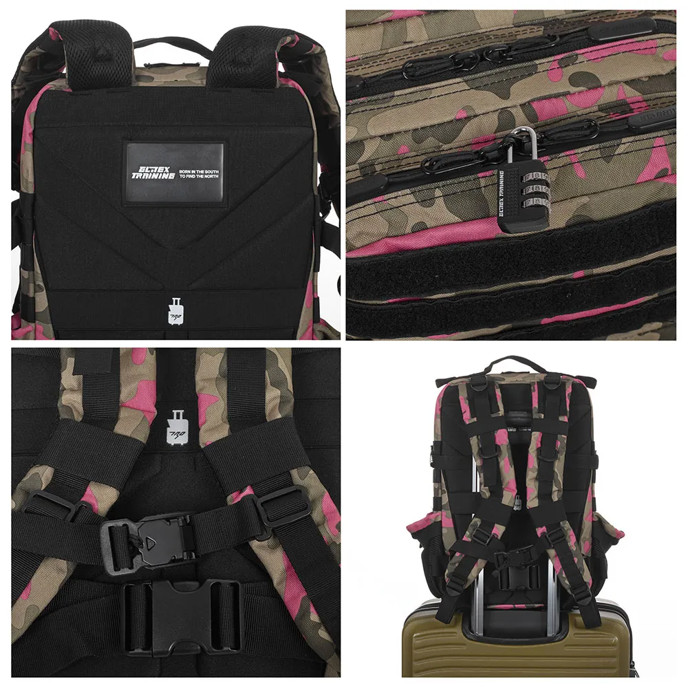 Купить Elitex training v4-25l-pinkcp Рюкзак Tactical 25L Pink Camouflage 50x35x20 7ft.ru в интернет магазине Семь Футов