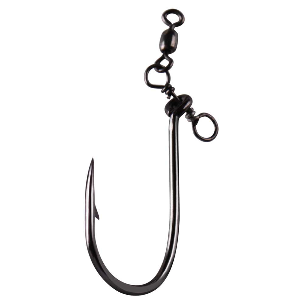 Купить Mustad NTS548-1/0-U05 Ultrapoint No-Twist Shot Rig Mini Swivel Крючки С Одним Глазком Серебристый Black Nickel 1/0 7ft.ru в интернет магазине Семь Футов