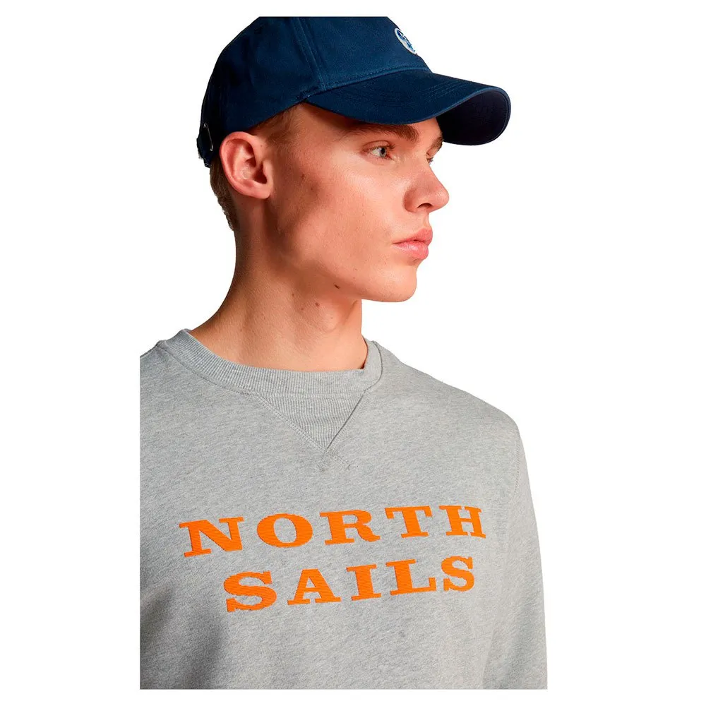 Купить North sails 691004-0926-2 Толстовка с капюшоном 691004 Graphic Серый Grey Melange S 7ft.ru в интернет магазине Семь Футов