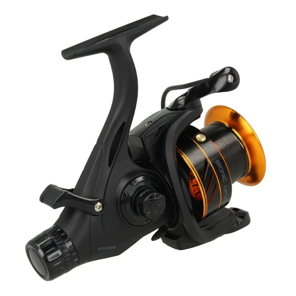 Купить Golden catch 1039063 Катушка для карпфишинга Bionic Long Cast Black / Gold 20x20x15 6000 7ft.ru в интернет магазине Семь Футов