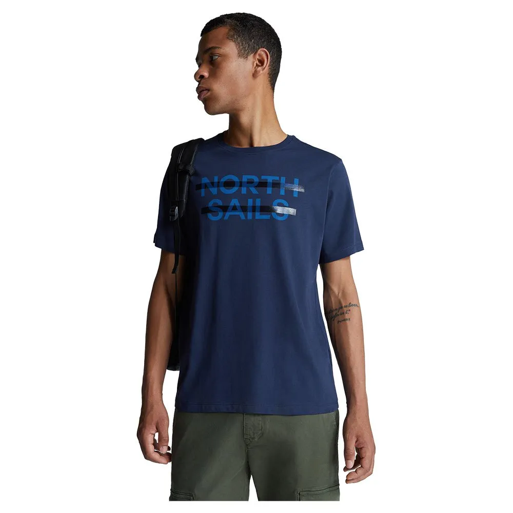 Купить North sails 692755-0802-L Футболка с коротким рукавом Organic Jersey Голубой Navy Blue L 7ft.ru в интернет магазине Семь Футов