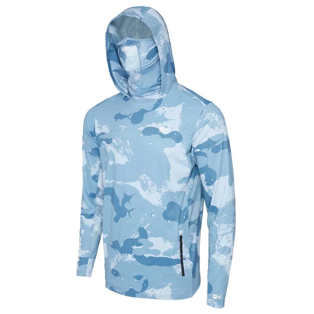 Купить Pelagic 1015251000-slt-m Толстовка с капюшоном Exo Tech Brush Camo Slate 40x30x12 7ft.ru в интернет магазине Семь Футов