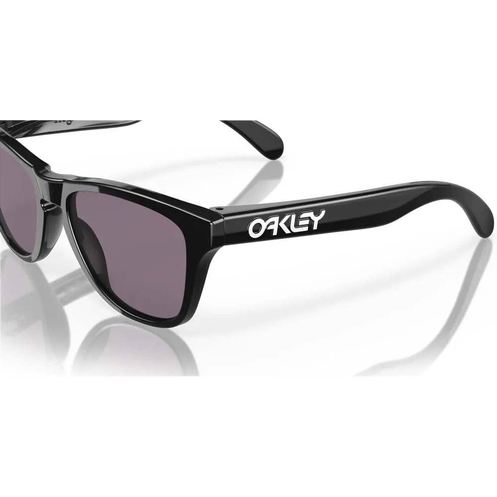 Купить Oakley oj9009-0148 Солнцезащитные очки Frogskins XXS Prizm Polished Black 25x12x10 Prizm Grey/CAT3 7ft.ru в интернет магазине Семь Футов