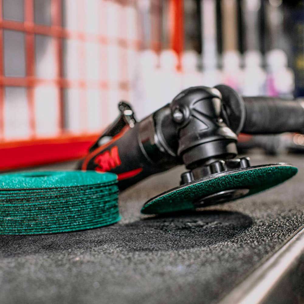 Купить 3M 71-36507 Green Corps 5x7/8´´ 40G Волокнистый диск наждачной бумаги 20 единицы Зеленый Green 7ft.ru в интернет магазине Семь Футов