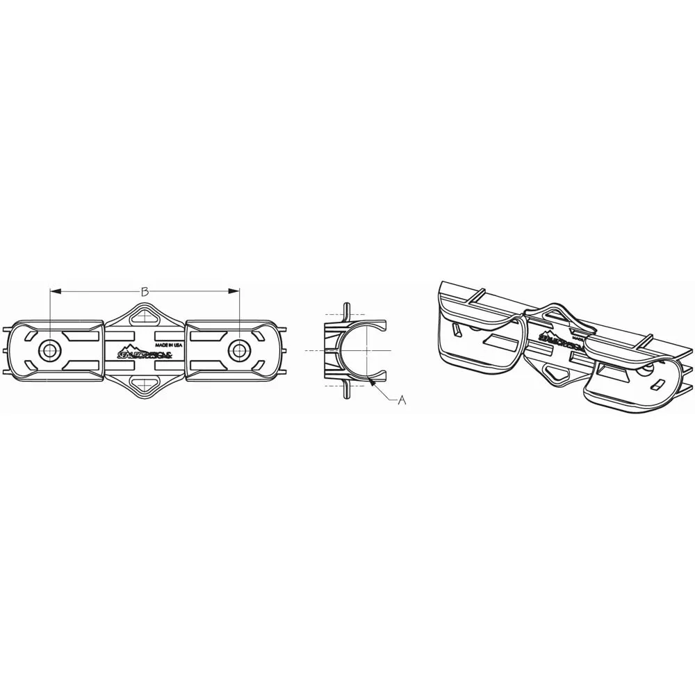 Купить Seadog line 354-4913611 Крюк для весла  Black 28.57 x 101.6 mm 7ft.ru в интернет магазине Семь Футов