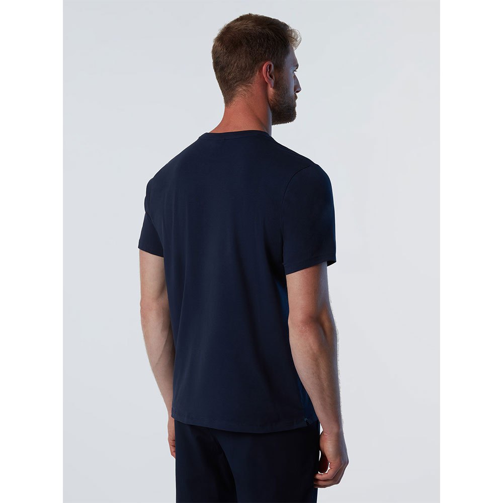 Купить North sails 692981-0802-S Футболка с коротким рукавом Basic Stretch Голубой Navy Blue S 7ft.ru в интернет магазине Семь Футов