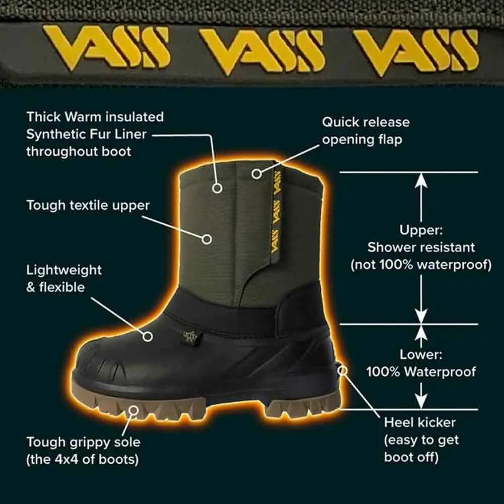Купить Vass vx170-50/78/42 Сапоги Hybrid Thermo Black / Khaki 40x35x15 EU 42 7ft.ru в интернет магазине Семь Футов
