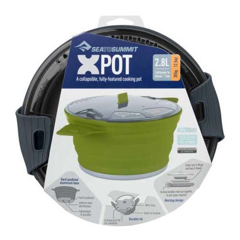 Купить Sea to summit AXPOT2.8CH X-Pot 2.8L Складной горшок Черный Grey 7ft.ru в интернет магазине Семь Футов