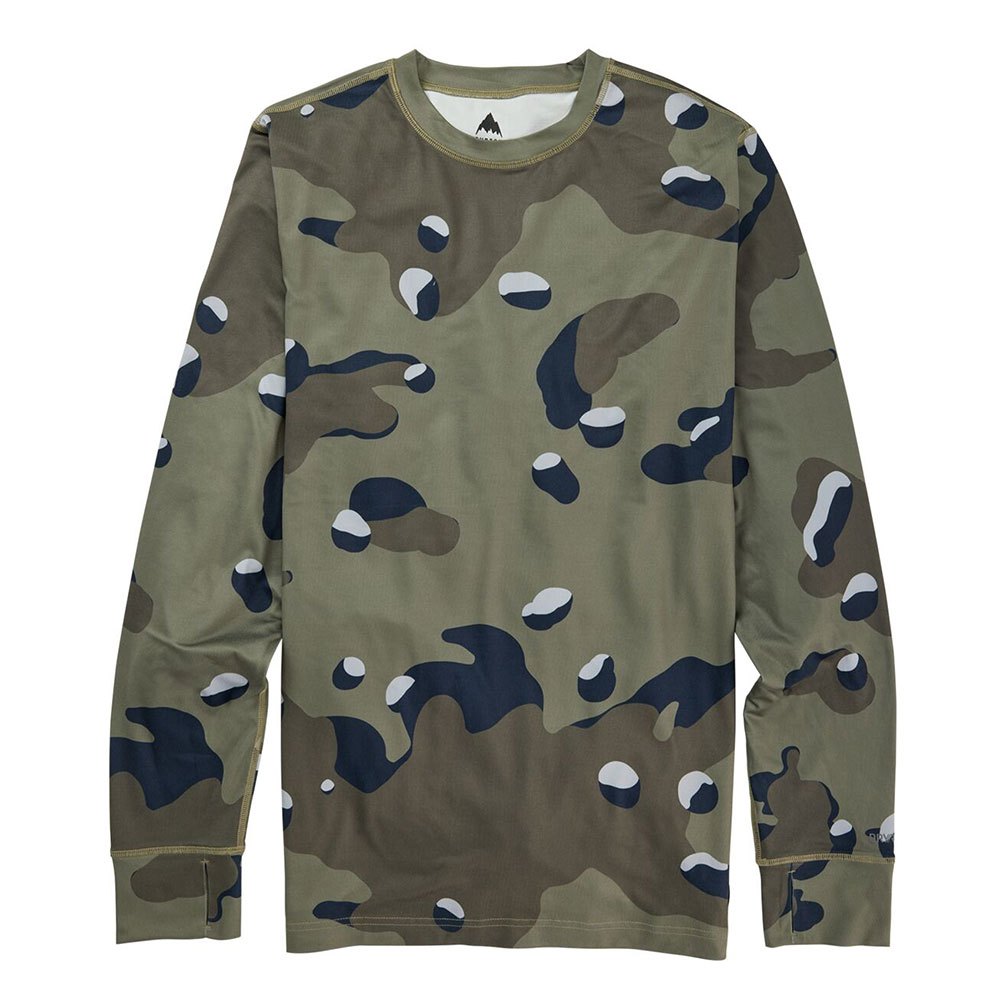 Купить Burton 10257110969-L Базовый слой с длинным рукавом Midweight Crew Зеленый Forest Moss Cookie Camo L 7ft.ru в интернет магазине Семь Футов