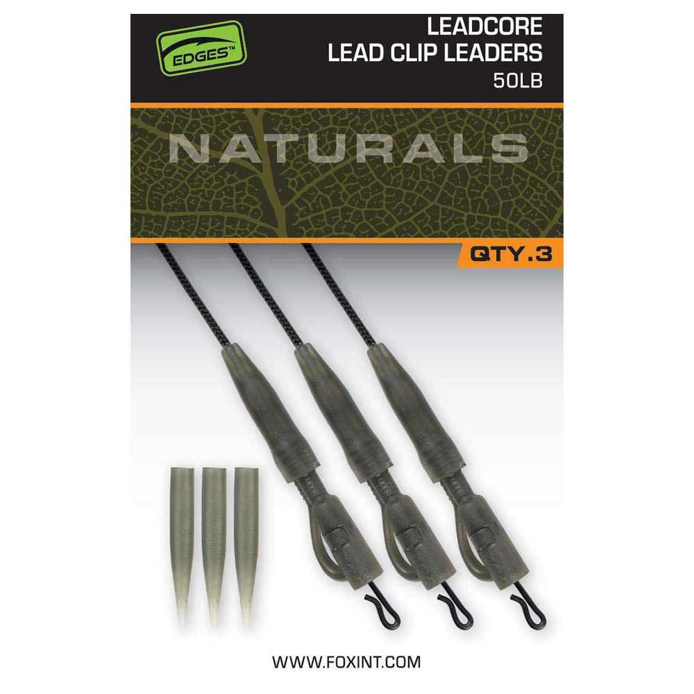 Купить Fox international CAC852 Edges™ Naturals Leadcore Свинцовые зажимы Green 7ft.ru в интернет магазине Семь Футов