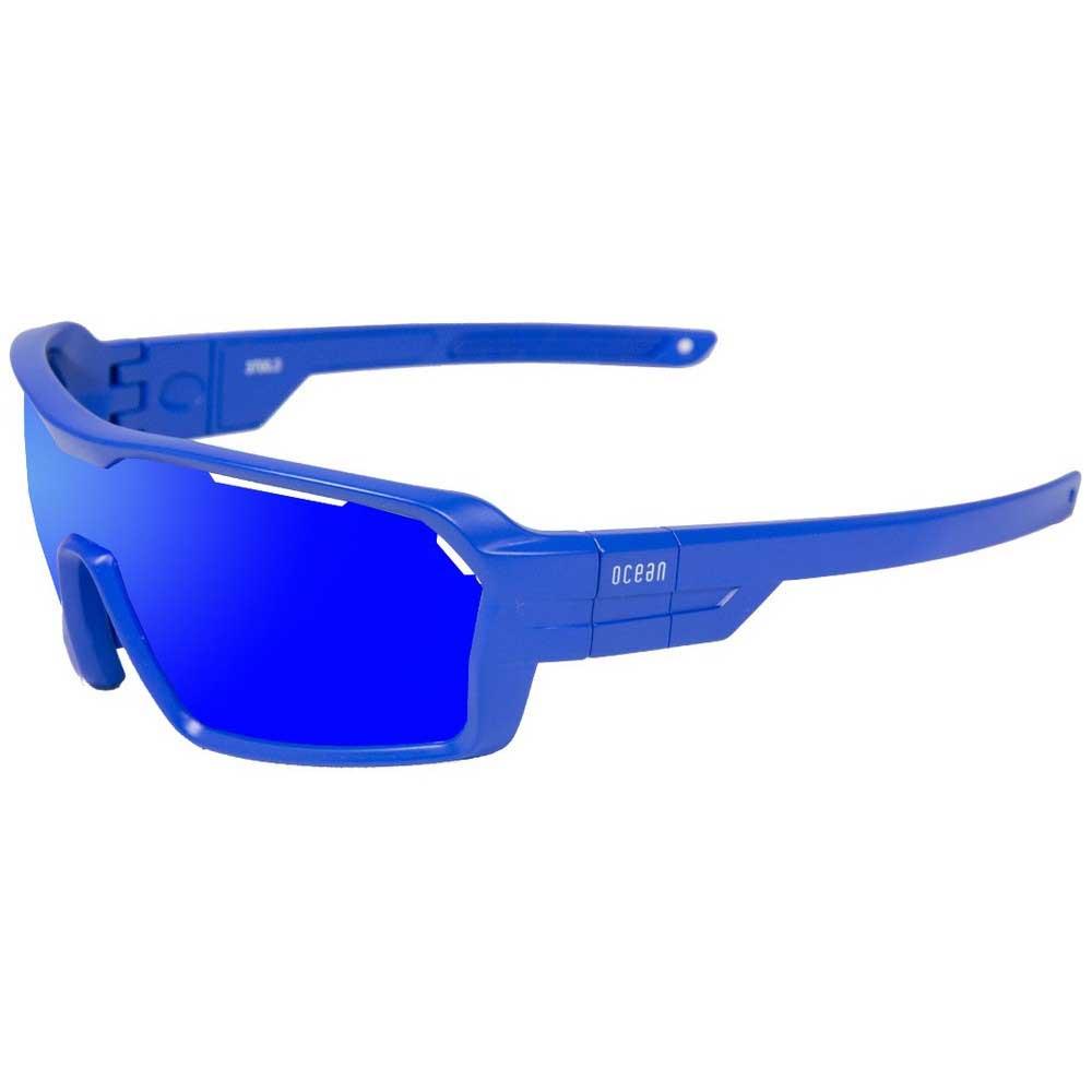 Купить Ocean sunglasses 3700.3X поляризованные солнцезащитные очки Chameleon Matte Blue Blue Strap/CAT3 7ft.ru в интернет магазине Семь Футов