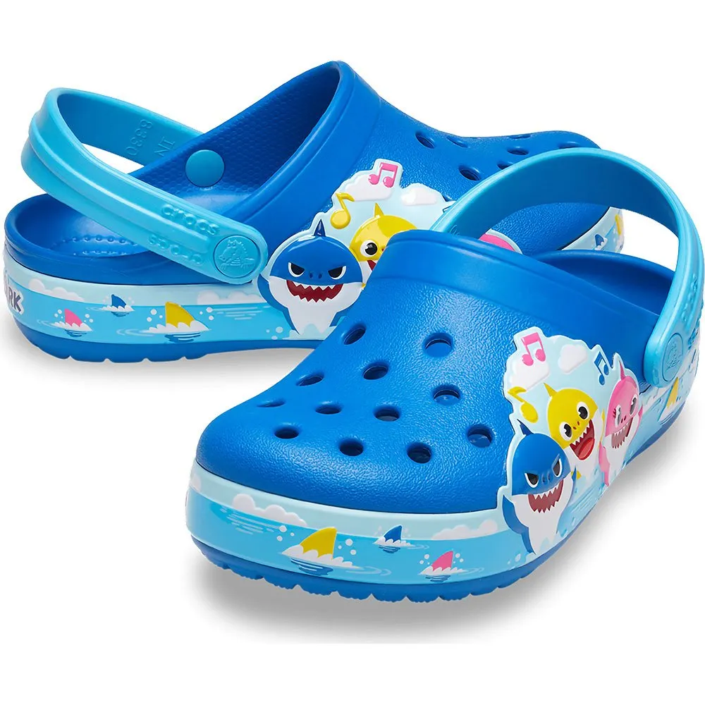 Купить Crocs 207066-4jl-c8 Деревянные башмаки Fun Lab Baby Shark Band Bright Cobalt 35x25x15 EU 24 7ft.ru в интернет магазине Семь Футов