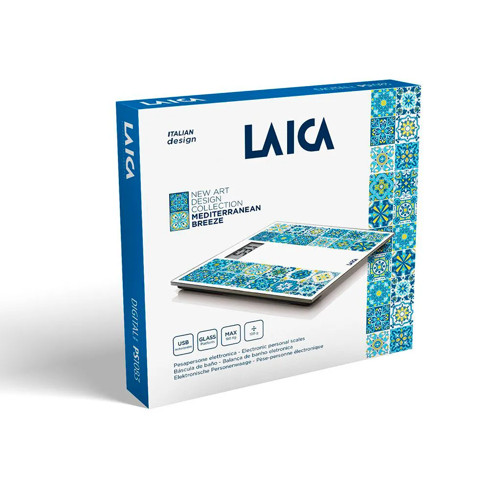 Купить Laica 7056 Весы Pattern Blue 32x32x4 7ft.ru в интернет магазине Семь Футов