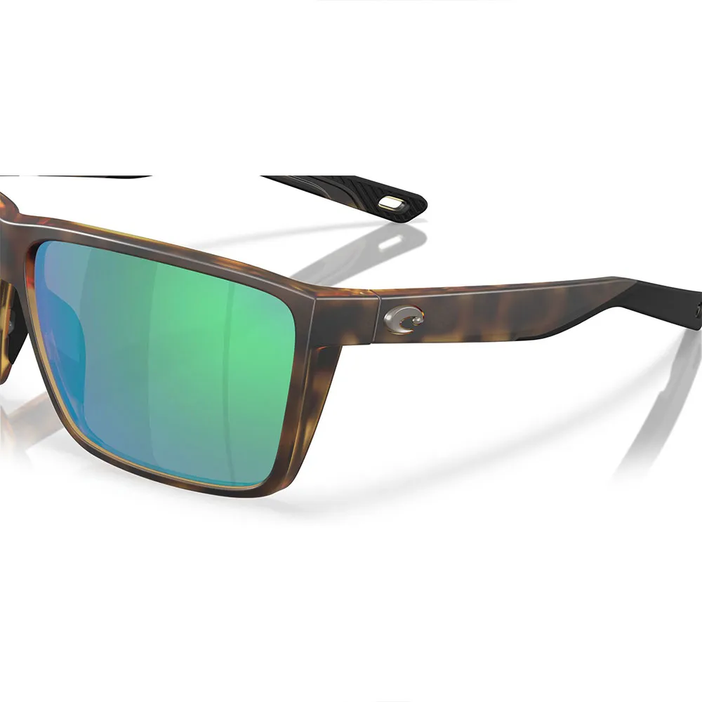 Купить Costa 06s9121-91211064 поляризованные солнцезащитные очки Rincon ii Matte Tortoise 20x10x10 Green Mirror 580G/CAT3 7ft.ru в интернет магазине Семь Футов