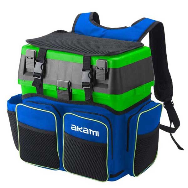 Купить Akami 340724 MTB-24 Рюкзак  Blue / Green 37 x 34 x 21 cm 7ft.ru в интернет магазине Семь Футов