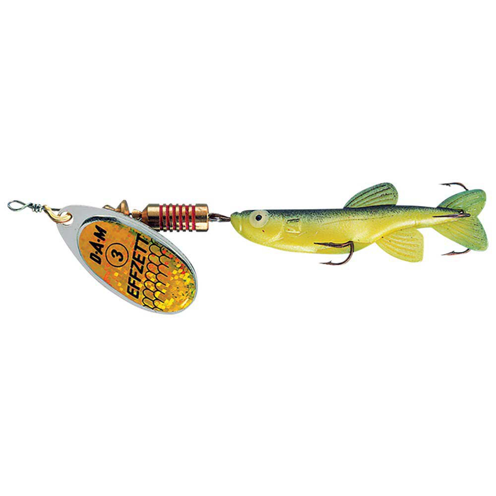 Купить Effzett 5138105 Minnow Spinner Ложка 5g  Yellow / Black 7ft.ru в интернет магазине Семь Футов