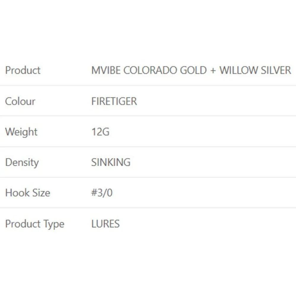 Купить Westin P247-099-021-UNIT Spinnerbait Mvibe Colorado Gold Willow Silver 4/0 21g Желтый Firetiger 7ft.ru в интернет магазине Семь Футов