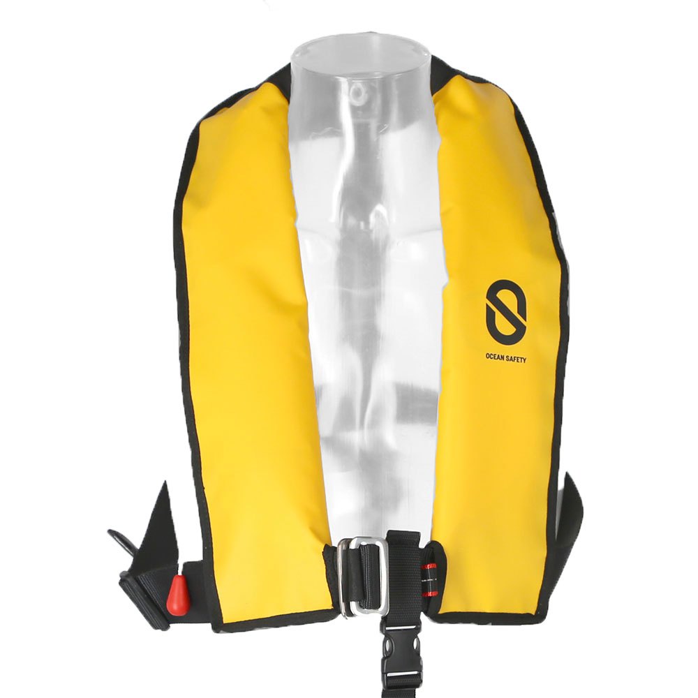 Купить Ocean safety GI504400 Надувной спасательный жилет Hydro 170N Black 7ft.ru в интернет магазине Семь Футов