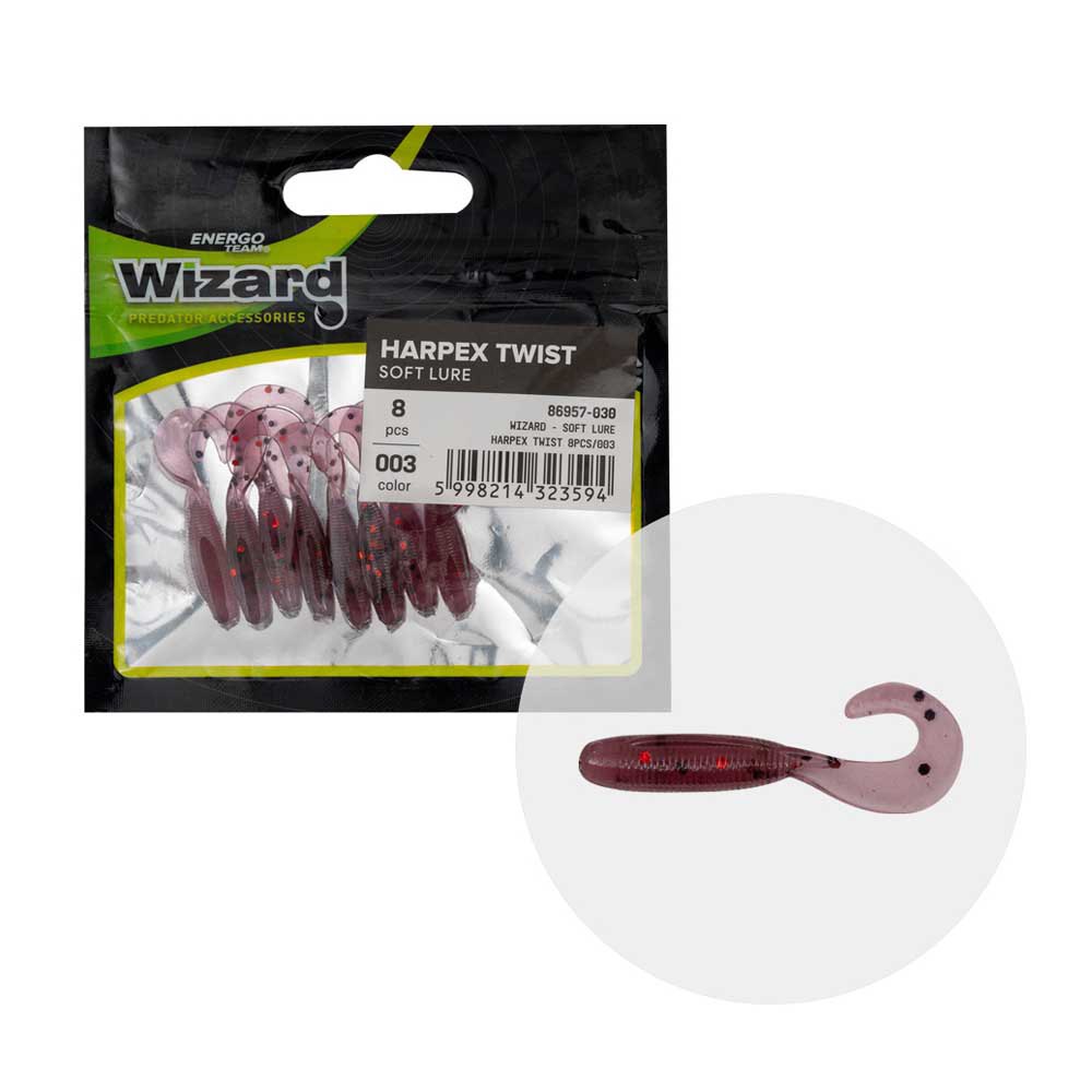 Купить Wizard 86957010 Harpex Twist Мягкая приманка 40 mm  001 7ft.ru в интернет магазине Семь Футов