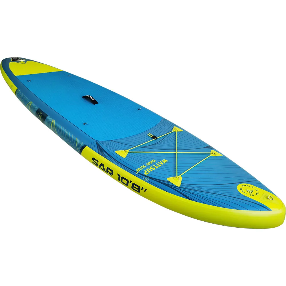 Купить Wattsup pb-wsar108 Надувной комплект для падлбординга SAR 10.8 Blue / Yellow 100x46x46 325 cm/84 cm 7ft.ru в интернет магазине Семь Футов