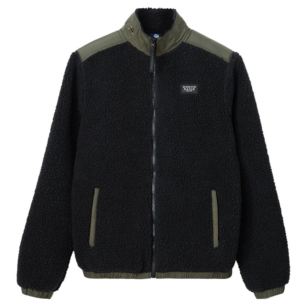 Купить North sails 691632-0999-3XL Толстовка на молнии Polyester Nylon Черный Black 3XL 7ft.ru в интернет магазине Семь Футов