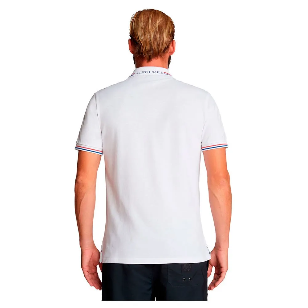 Купить North sails 692354-0101-7 Поло с короткими рукавами 692354 Logo Белая White 3XL 7ft.ru в интернет магазине Семь Футов