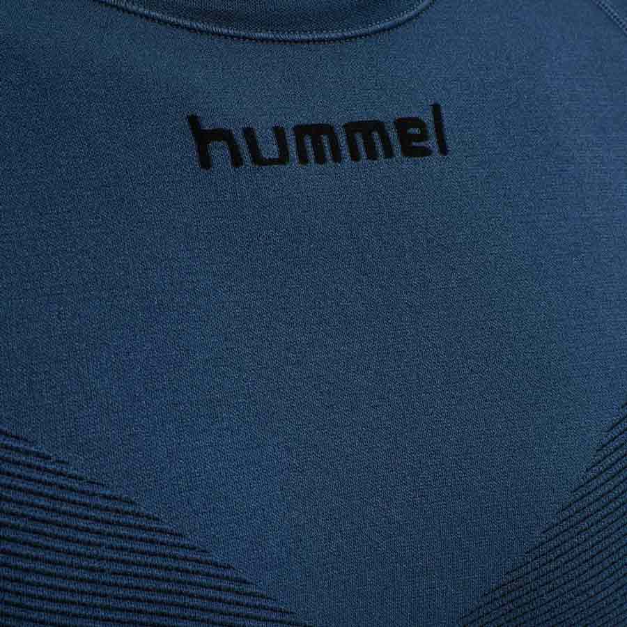 Купить Hummel 202636-7642-XS/S Базовый слой с коротким рукавом First Seamless Голубой Dark Denim XS-S 7ft.ru в интернет магазине Семь Футов