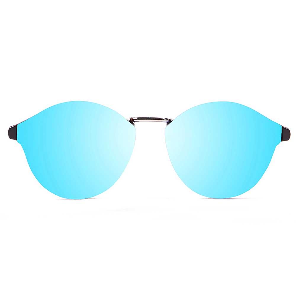 Купить Ocean sunglasses 10307.1 поляризованные солнцезащитные очки Loiret Matte Demy Brown Blue Sky Flat Revo/CAT3 7ft.ru в интернет магазине Семь Футов