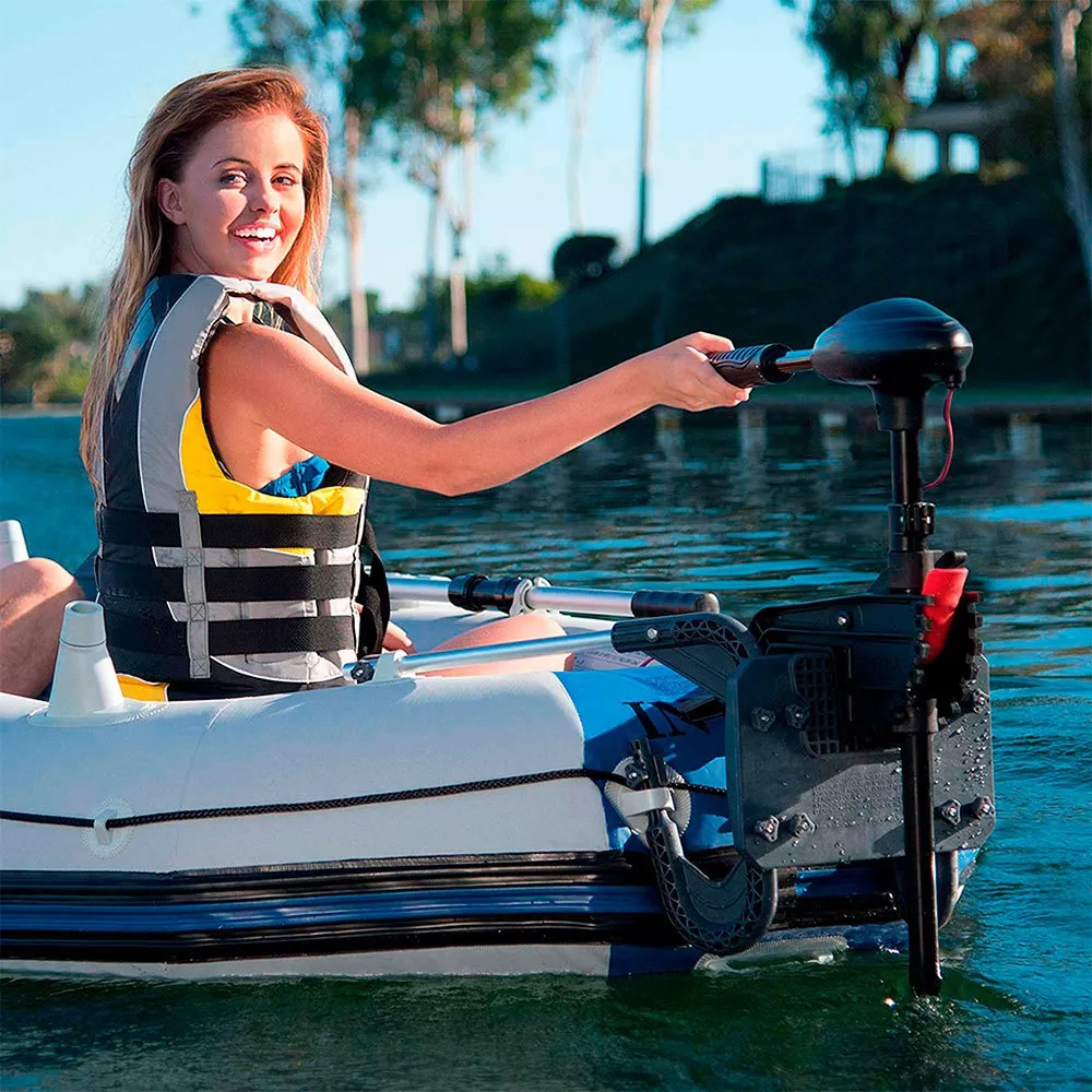 Купить Intex 68631-unit электрический подвесной мотор DC/ 12V 480W Black 120x48x48 7ft.ru в интернет магазине Семь Футов