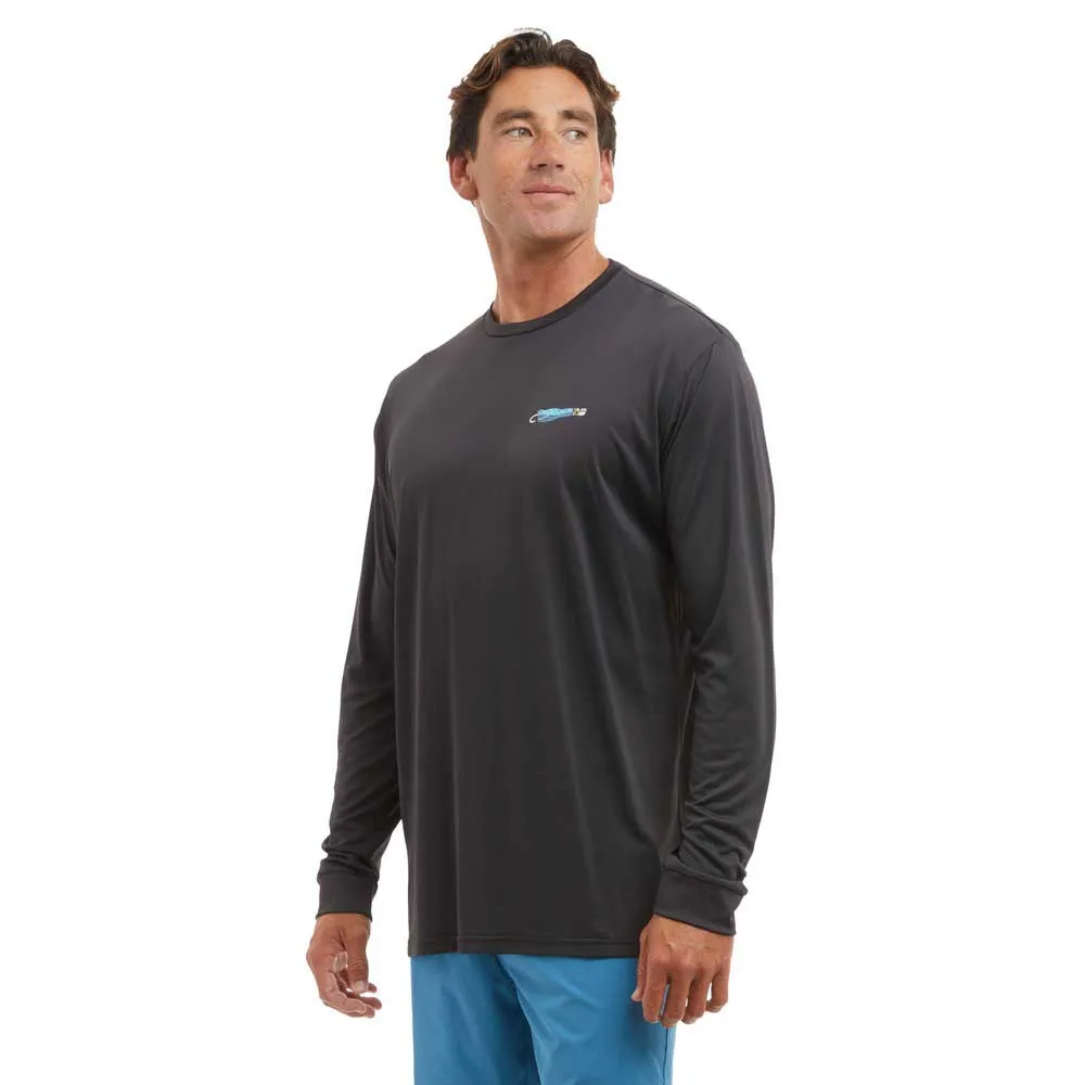 Купить Pelagic 1015243000-BLK-XXL Футболка с длинным рукавом с защитой от ультрафиолета Aquatek Built For Trollin Black 2XL 7ft.ru в интернет магазине Семь Футов