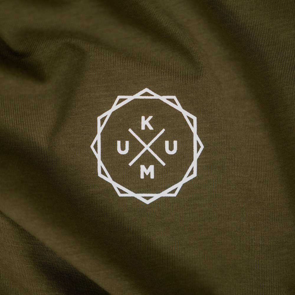 Купить Kumu 007530-00006-00400-00 Футболка с коротким рукавом Death Rig Зеленый Khaki XL 7ft.ru в интернет магазине Семь Футов