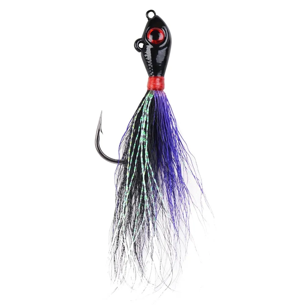 Купить Mustad BEB-4-WCH Bucktail Big Eye 113g  White Chartreuse 7ft.ru в интернет магазине Семь Футов