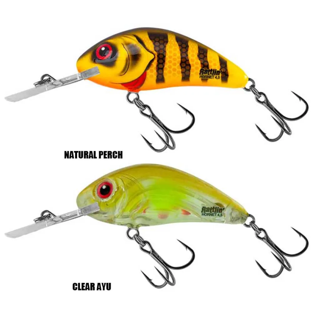 Купить Salmo QRH626-UNIT Crankbait Rattlin Hornet 35 mm  Clear Ayu 7ft.ru в интернет магазине Семь Футов