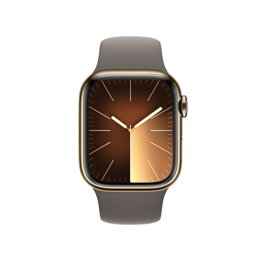 Купить Apple MRJ63QL/A Watch Series 9 GPS+Cellular 41 mm Серый  Gold / Steel Clay M-L 7ft.ru в интернет магазине Семь Футов