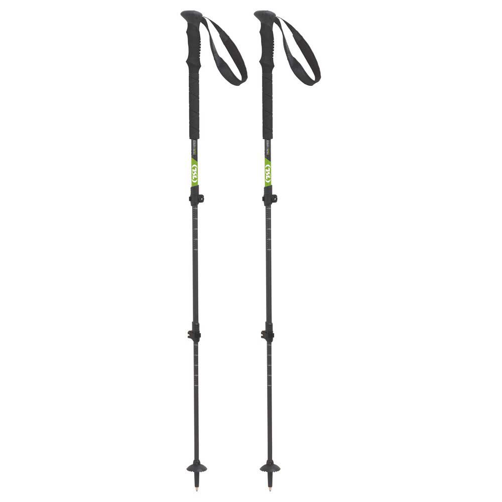 Купить Tsl outdoor PFBHCC3C Hiking Carbon Comp 3 Cross Поляки Черный Black / Green 60-125 cm 7ft.ru в интернет магазине Семь Футов