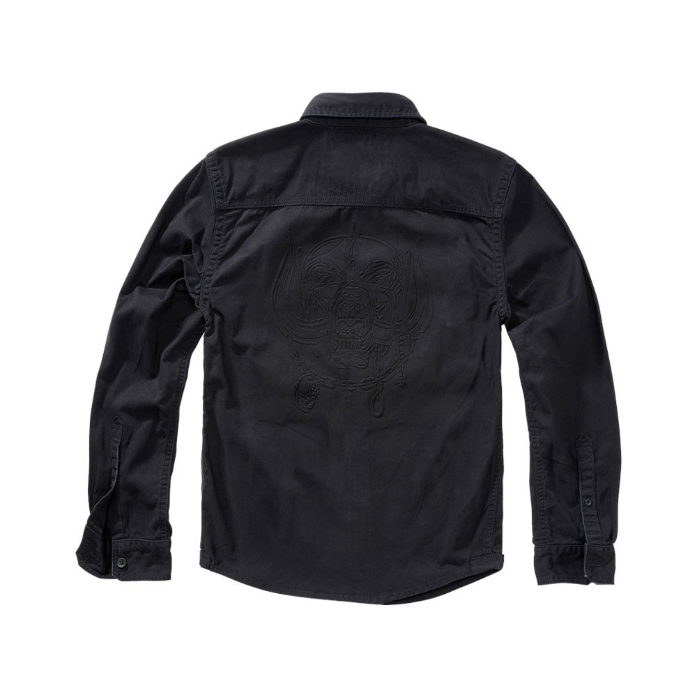 Купить Brandit 61006-2-5XL Рубашка с длинным рукавом Motörhead Vintage Черный Black 5XL 7ft.ru в интернет магазине Семь Футов