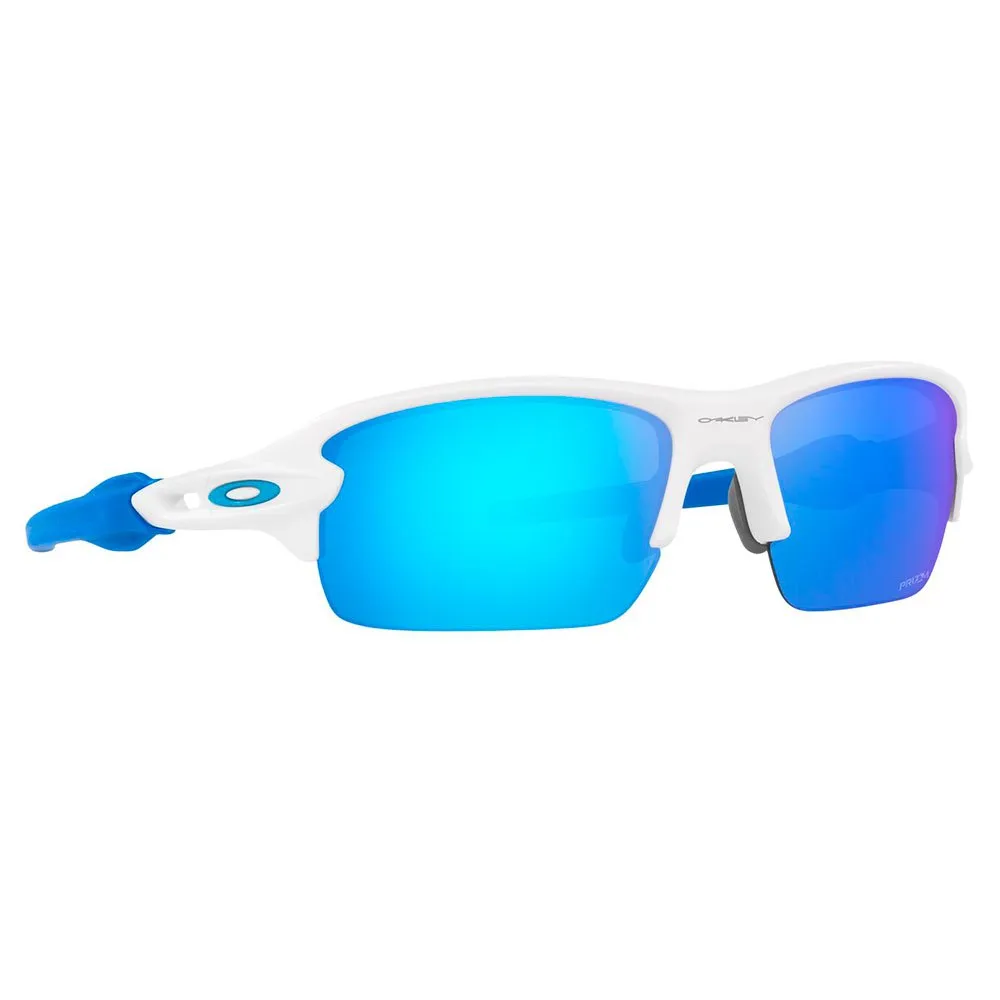 Купить Oakley OJ9005-1659 Flak XS Prizm Молодежные солнцезащитные очки Matte White Prizm Sapphire/CAT3 7ft.ru в интернет магазине Семь Футов