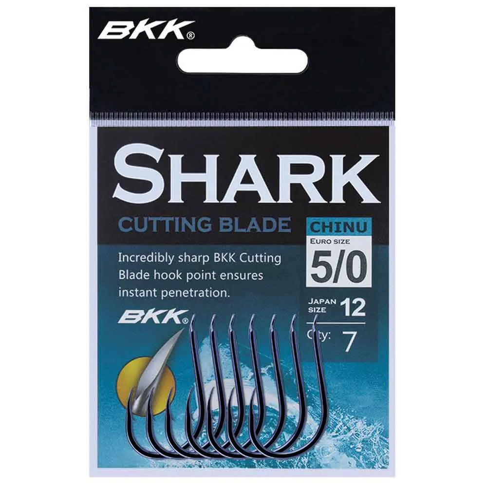 Купить BKK AKBN0314 Shark Chinu BN2211001 Зубчатый Крюк Черный Black Nickel 7 7ft.ru в интернет магазине Семь Футов