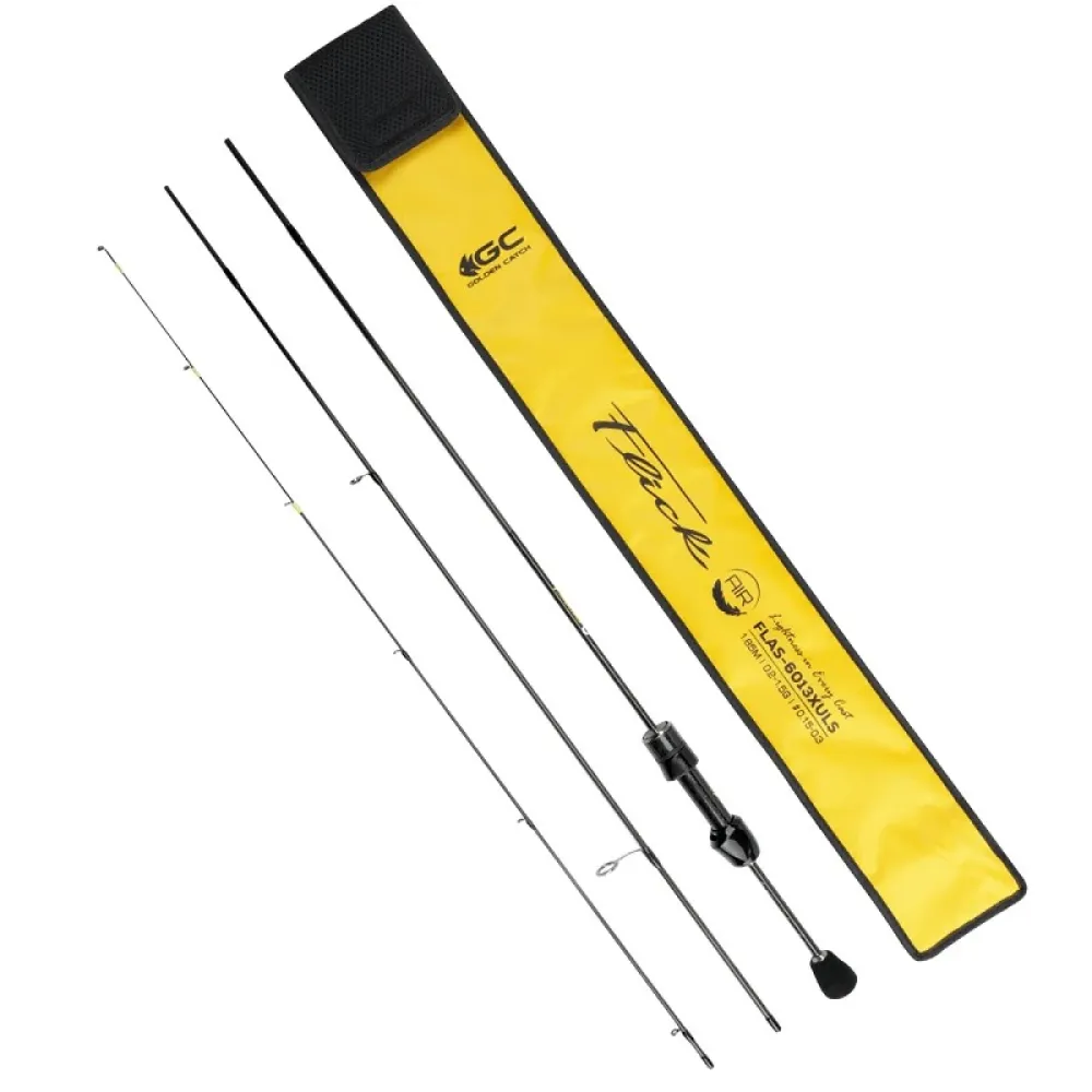 Купить Golden catch 2039035 спиннинговое удилище Flick Air Black 65x10x10 1.8 m 7ft.ru в интернет магазине Семь Футов