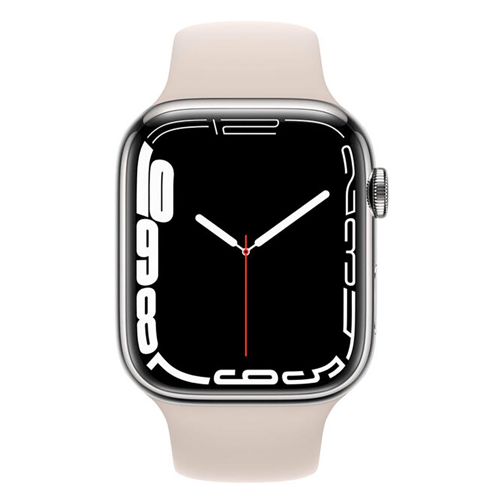 Купить Apple MKJV3TY/A Watch Series 7 GPS+Cellular 45 Mm Бежевый  Silver / White 7ft.ru в интернет магазине Семь Футов