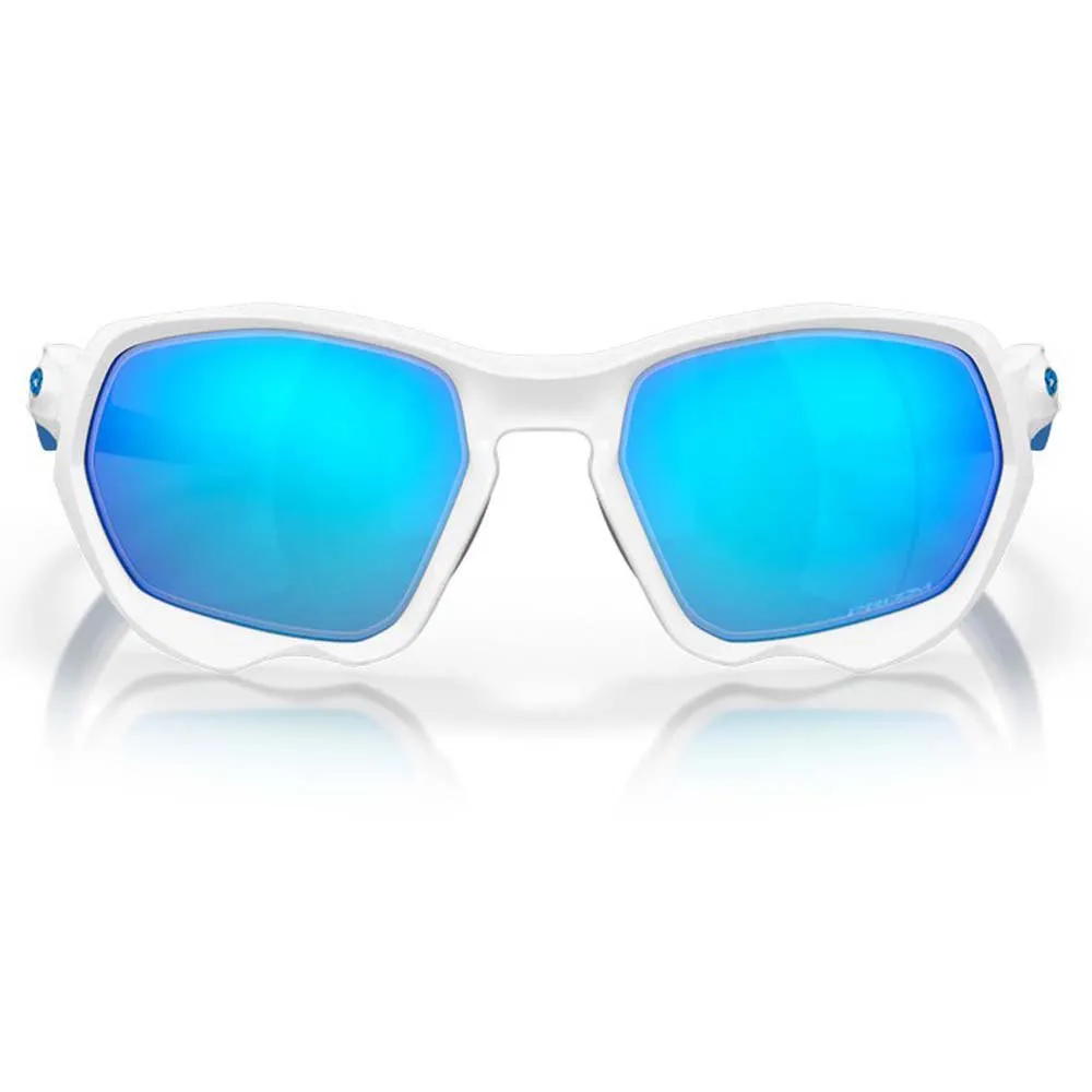 Купить Oakley OO9019-1059 Солнцезащитные очки Plazma Prizm Matte White Prizm Sapphire/CAT3 7ft.ru в интернет магазине Семь Футов