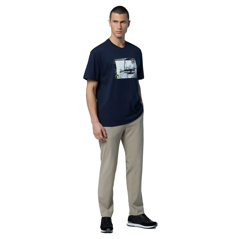 Купить North sails 692849-0802-XS Футболка с коротким рукавом Graphic Голубой Navy Blue XS 7ft.ru в интернет магазине Семь Футов