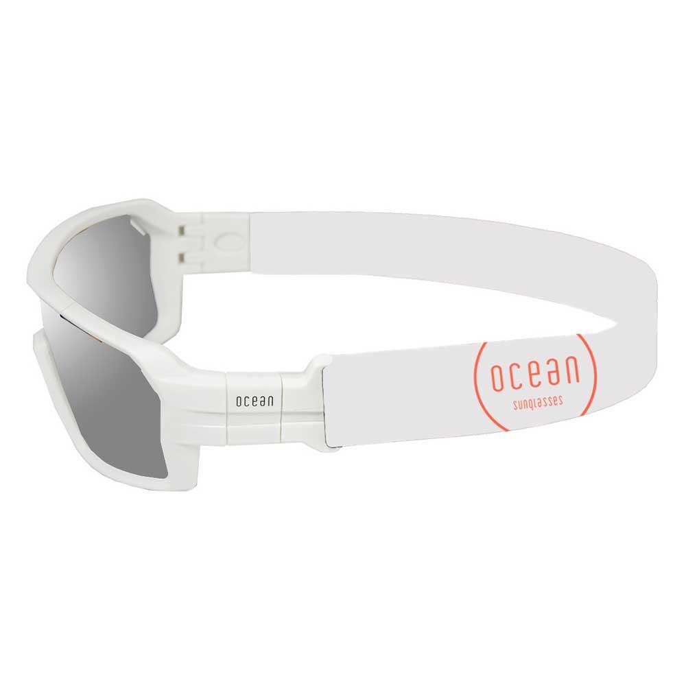 Купить Ocean sunglasses 3700.6X поляризованные солнцезащитные очки Chameleon Matte White White Strap/CAT3 7ft.ru в интернет магазине Семь Футов