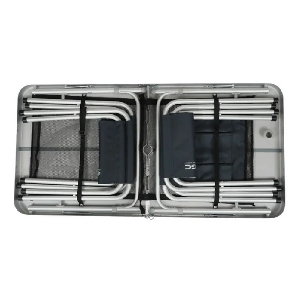 Купить Golden catch 7339000 Стол с 4 стульями Black 60x60x20 120 x 60 x 55-70 cm 7ft.ru в интернет магазине Семь Футов