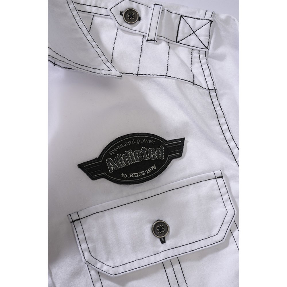 Купить Brandit 4023-7-L Рубашка с длинным рукавом Luis Vintage Белая White L 7ft.ru в интернет магазине Семь Футов