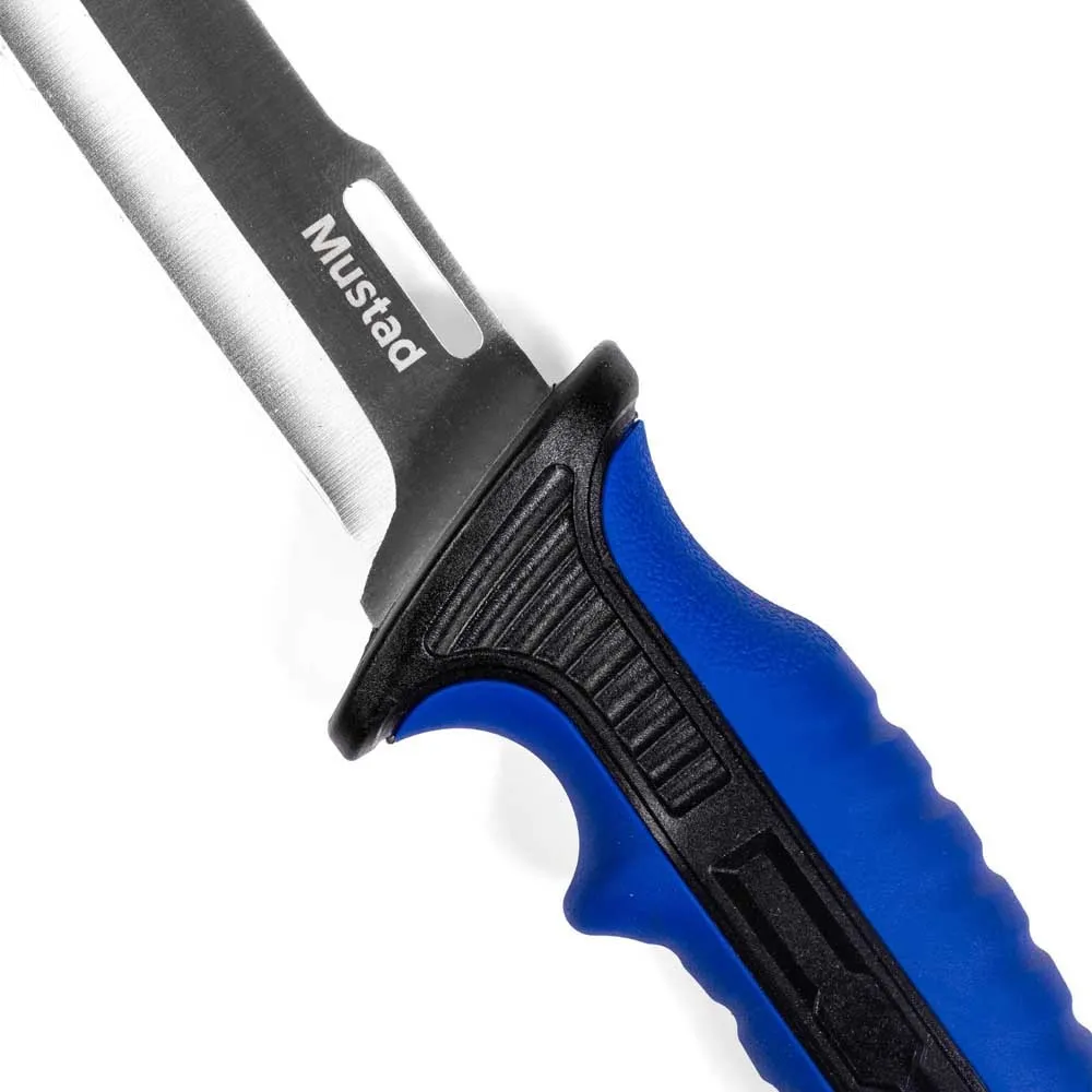 Купить Mustad MT-102-24 Нож нож MT102 Серебристый  Blue 9´´ 7ft.ru в интернет магазине Семь Футов