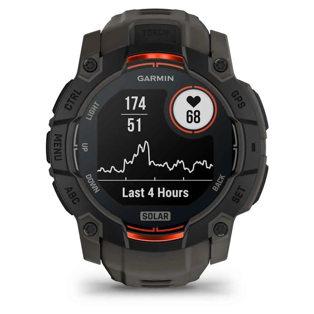 Купить Garmin 010-02935-00 Часы Instinct 3 50 mm Solar Черный  Black / Carbon 7ft.ru в интернет магазине Семь Футов